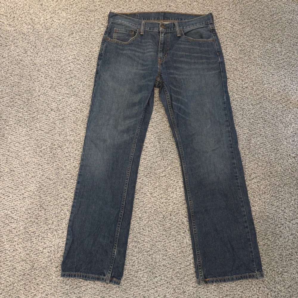 Levis 559 Relaxed Straight Dark Wash Blue Denim Jeans Mens 30x30